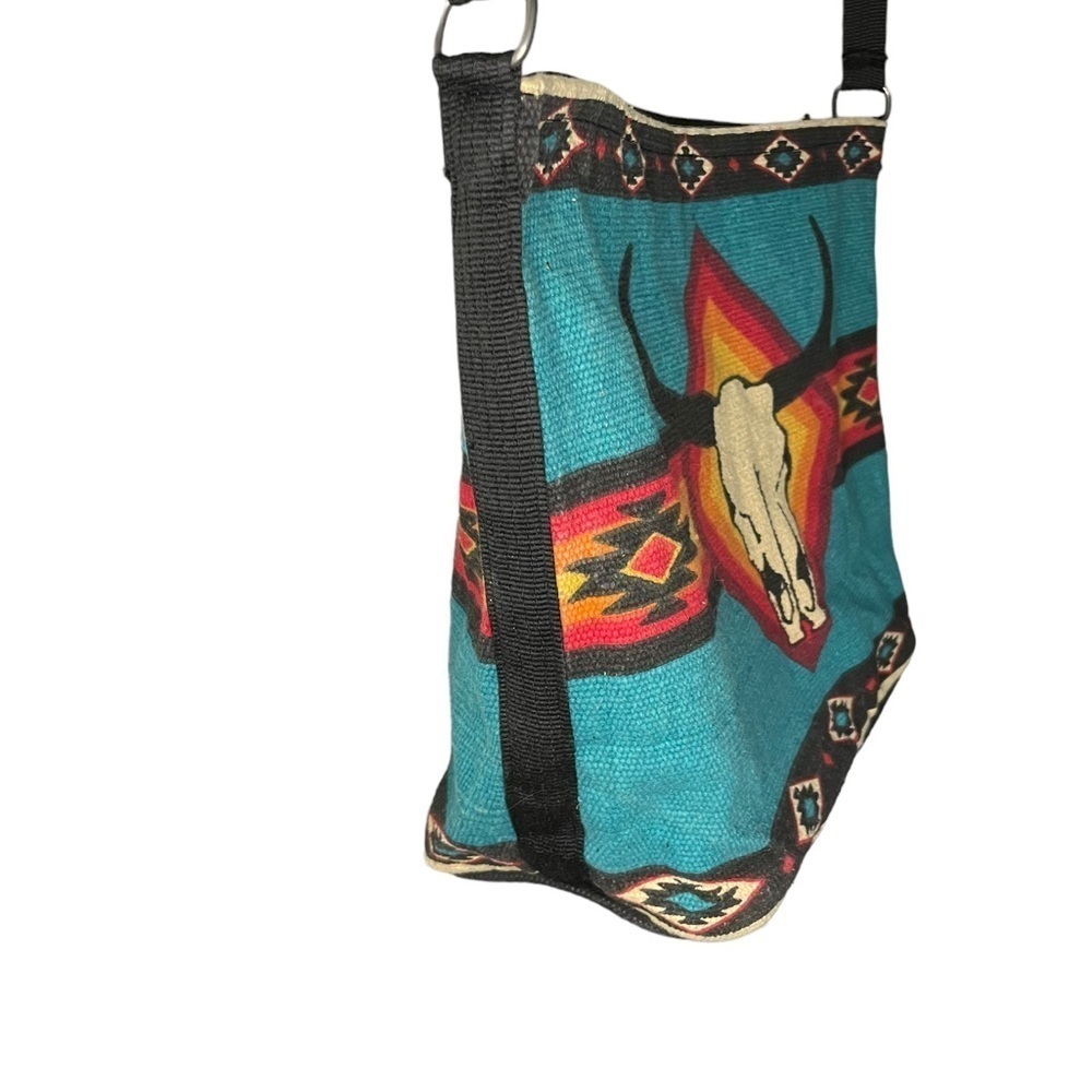 Western Style Saddle Blanket Shoulder Bag - Picture 4 of 12